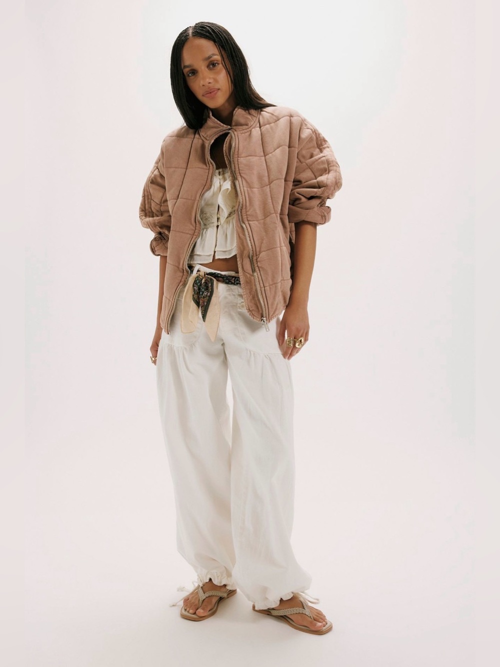 FREE PEOPLE Dolman Quilted Jacket - Picture 3 of 9